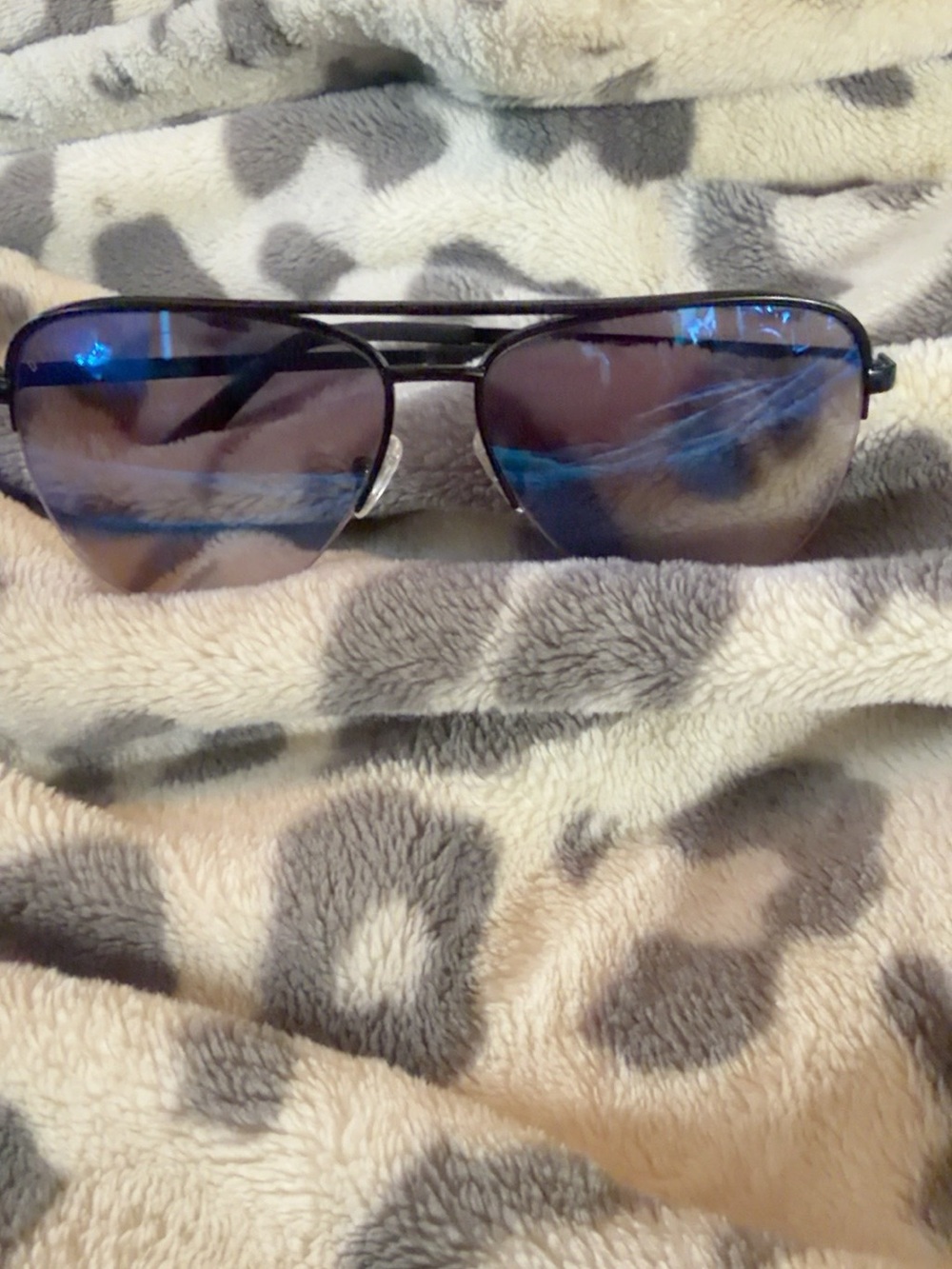 DIFF Eyewear Tate Aviator Sunglasses Black 59-14-140 Gradient Lenses
